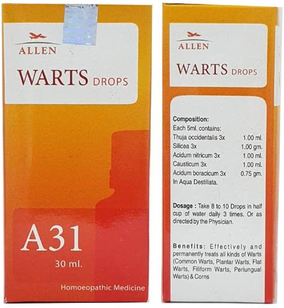 A31 Warts Drops 30ml