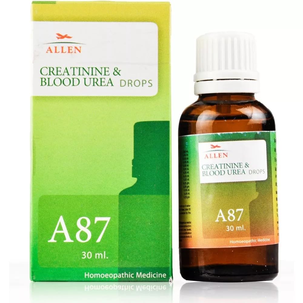 A87 Creatinine & Blood Urea Drops 30ml